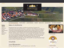 Tablet Screenshot of panoramaweingut.de